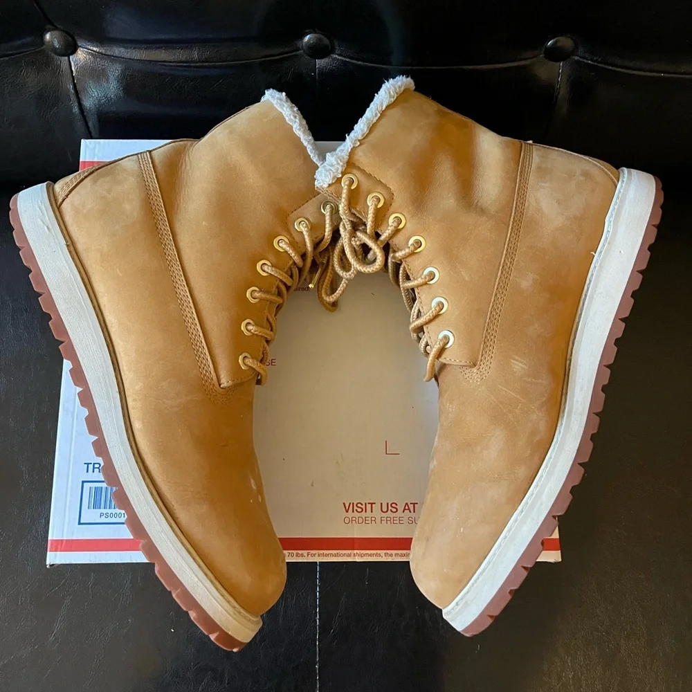 Timberland Richmond Ridge 6” Waterproof Boots Wheat Nubuck‎ Men’s Sz 10.5